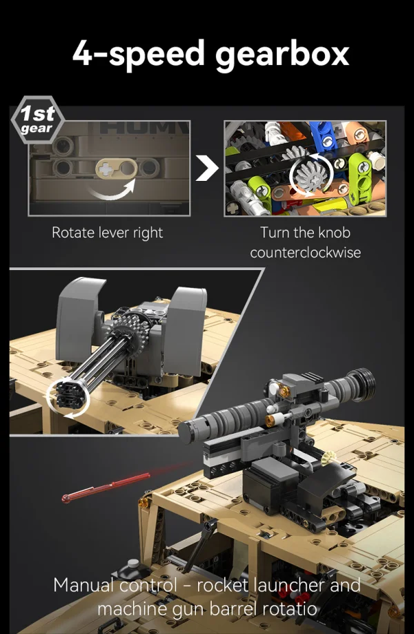 1:8 HUMVEE - 3935 pcs