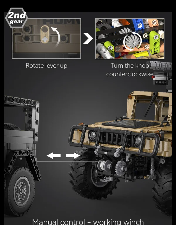 1:8 HUMVEE - 3935 pcs
