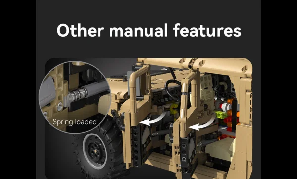 1:8 HUMVEE - 3935 pcs
