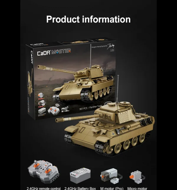 Panther Tank - 907pcs