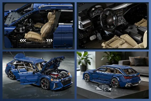 Audi 1:8 RS 6 Avant (2019) - 4663 pcs — image 4 of 15