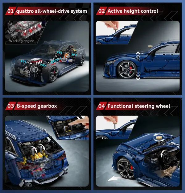 Audi 1:8 RS 6 Avant (2019) - 4663 pcs — image 9 of 15