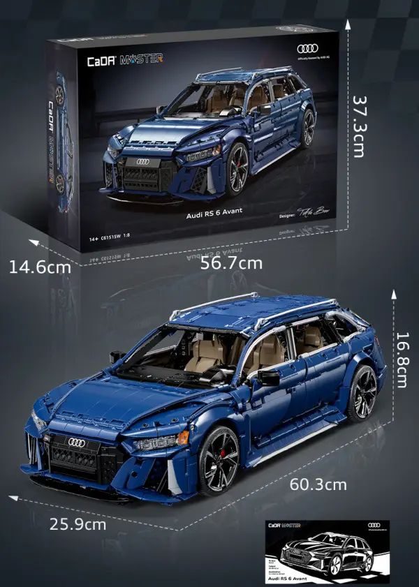 Audi 1:8 RS 6 Avant (2019) - 4663 pcs — image 6 of 15