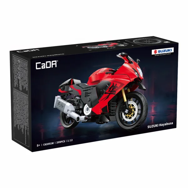 1:12 Suzuki Hayabusa Motorbike - 299 pcs — image 6 of 10
