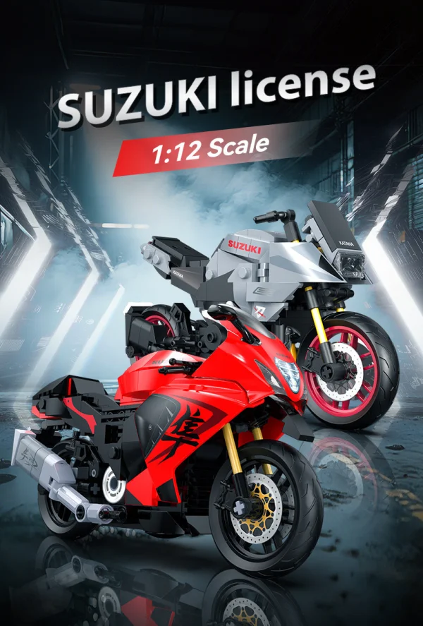 1:12 Suzuki Hayabusa Motorbike - 299 pcs — image 10 of 10