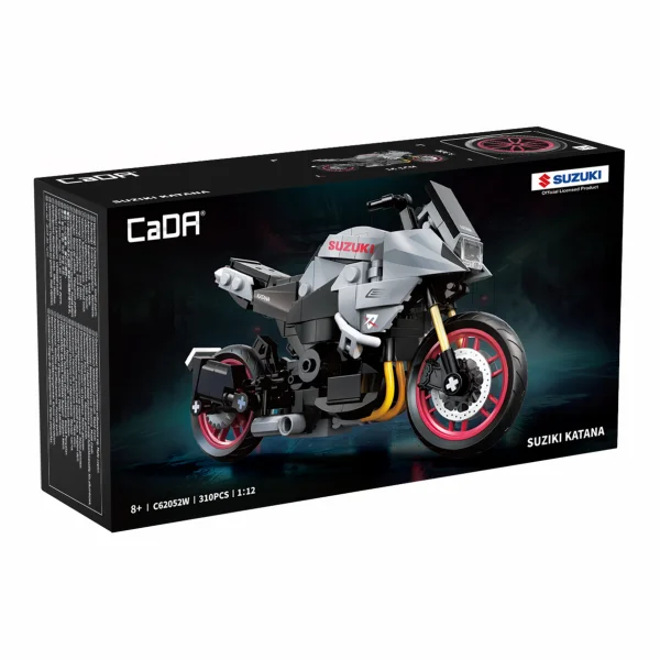 1:12 Suzuki Katana Motorbike - 310 pcs — image 6 of 10