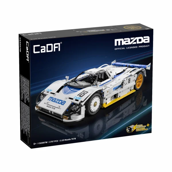 1:10 Mazda 787B Race Car - 1797 pcs — image 3 of 7