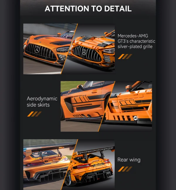 CaDa 1:8 Mercedes-AMG GT3 - 5466 pcs