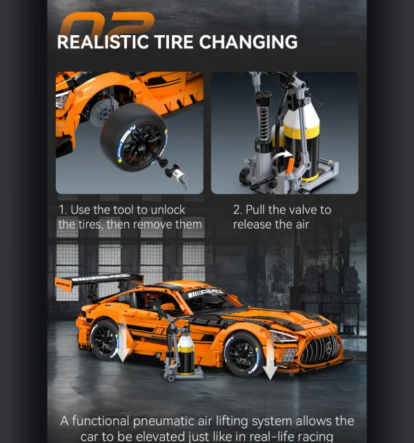 CaDa 1:8 Mercedes-AMG GT3 - 5466 pcs