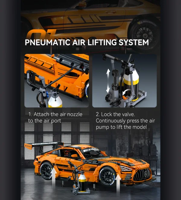 CaDa 1:8 Mercedes-AMG GT3 - 5466 pcs