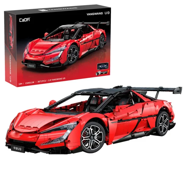 1:8 BYD Yangwang U9 Electric Super Coupé - 3671 pcs