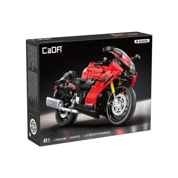 1:6 Suzuki Hayabusa Motorbike - 1043 pcs — image 11 of 12
