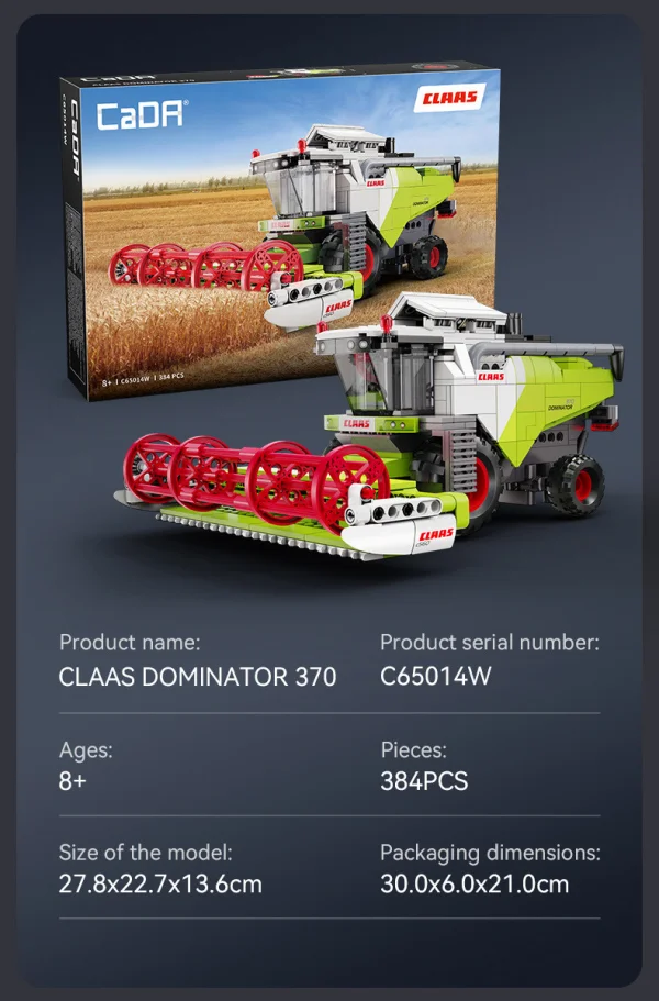 CLAAS Dominator 370 Combine Harvester - 348 pcs &mdash; image 13 of 14