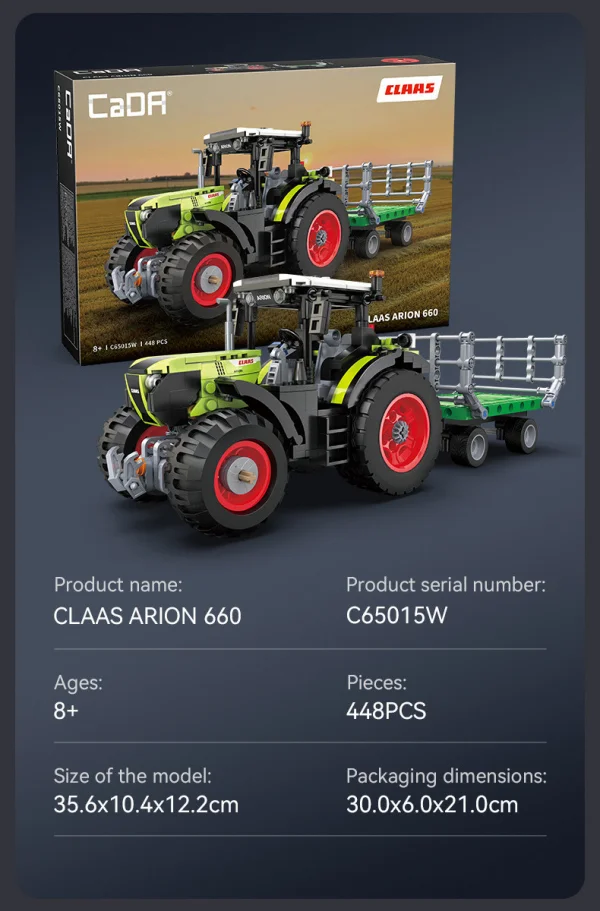 CLAAS Arion 660 Farm Tractor - 448 pcs — image 13 of 14