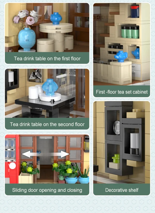 Tea house - 1200pcs &mdash; image 3 of 13