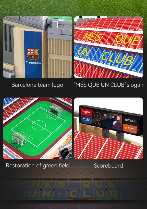 FC Barcelona Camp Nou Stadium - 728 pcs