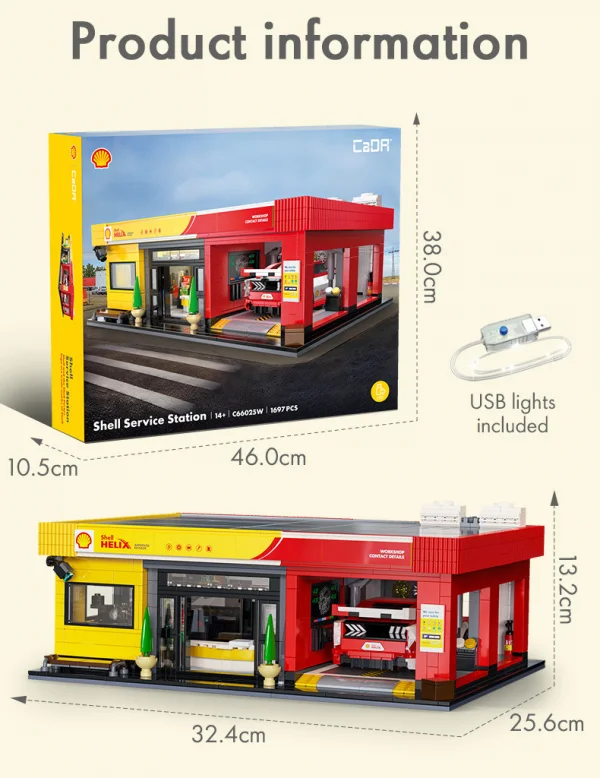 Shell Service Station 1697pcs &mdash; image 8 of 12