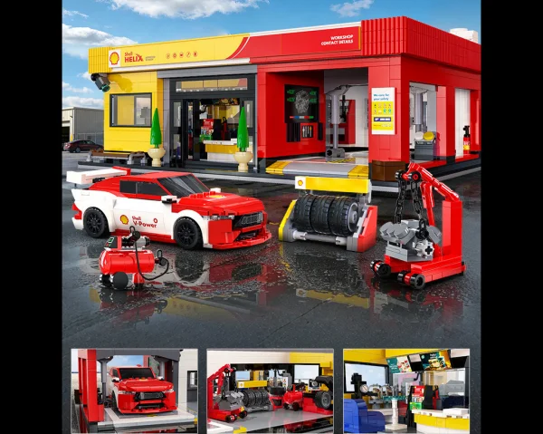 Shell Service Station 1697pcs &mdash; image 7 of 12