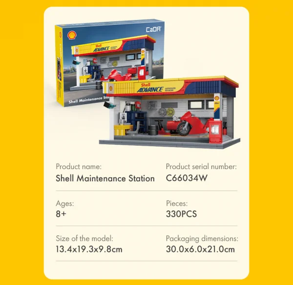 Shell Maintenance Service Station - 330 pcs — image 2 of 9
