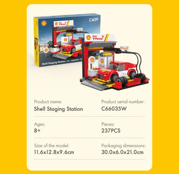 Shell Pit Stop Staging Station - 237 pcs