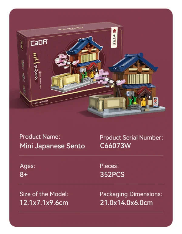 Mini Japanese Sento Bathhouse - 352 pcs &mdash; image 5 of 5