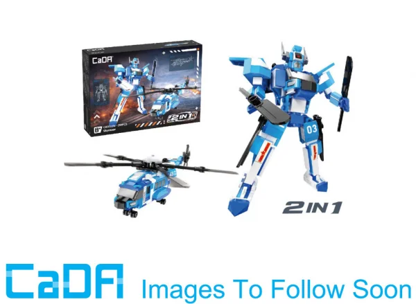 Judgment 2-in-1 Mecha Robot Helicopter - 299 pcs