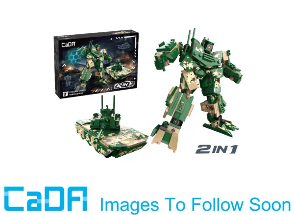 Guardian 2-in-1 Mecha Robot Tank - 299 pcs