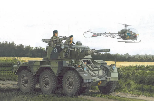 Dragon 1/35 British Armored Car Saladin