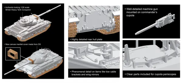 Dragon 1/35 British Heavy Tank Conqueror &mdash; image 9 of 16