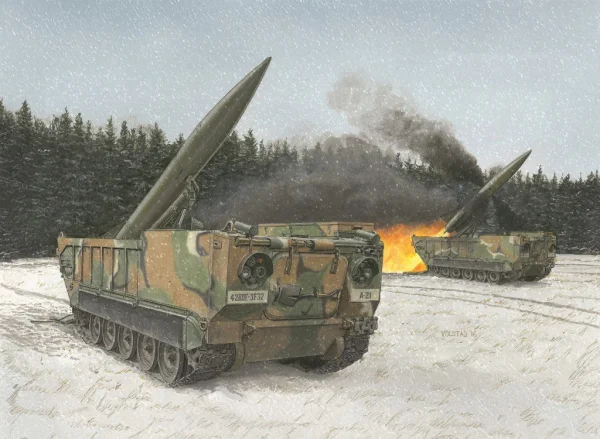 Dragon 1/35 M752 Tactical Ballistic Missile Launcher + MGM-52 Lance Missile Launcher