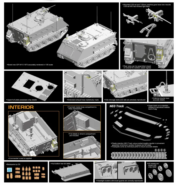 Dragon 1/35 Idf M113 Armored Personnel