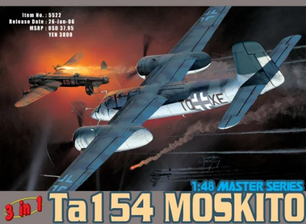 Dragon 1/48 Ta 154 Moskito (3In1) — image 2 of 2