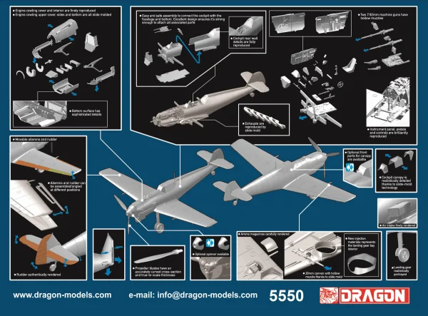 Dragon Bf109E-4 (Wing Tech)