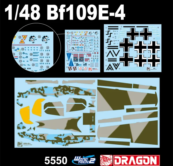 Dragon Bf109E-4 (Wing Tech)