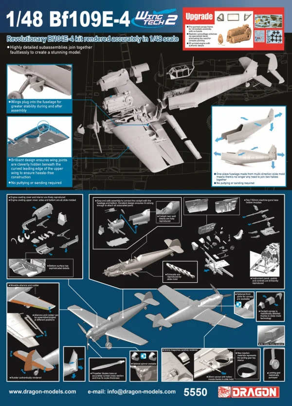 Dragon Bf109E-4 (Wing Tech)