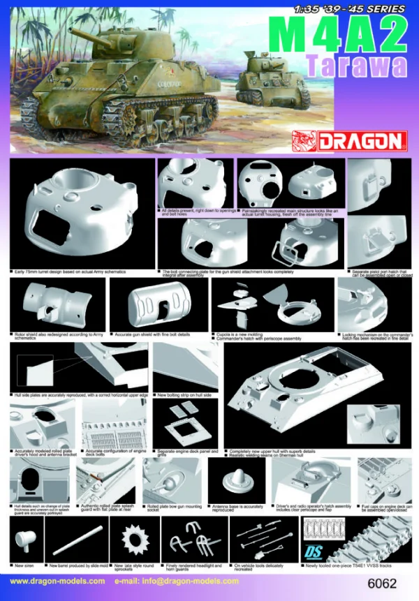 Dragon 1/35 Sherman M4A2 Tarawa — image 2 of 2