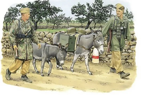 DRAGON German Fallschirmjager w/Donkeys