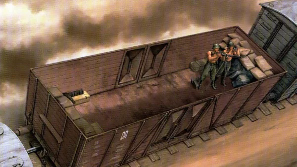 Dragon German R/Way Box Car W/Cav