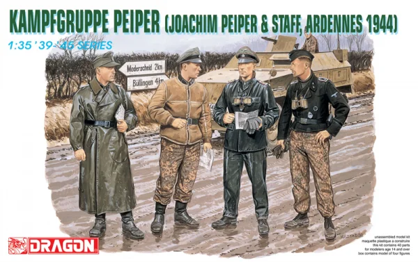 Dragon Kampfgruppe Peiper (Joachim Peiper & Staff - Adrennes 1944)