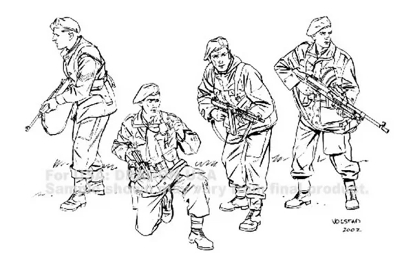 Dragon 2nd Sas Regiment (France 1944)