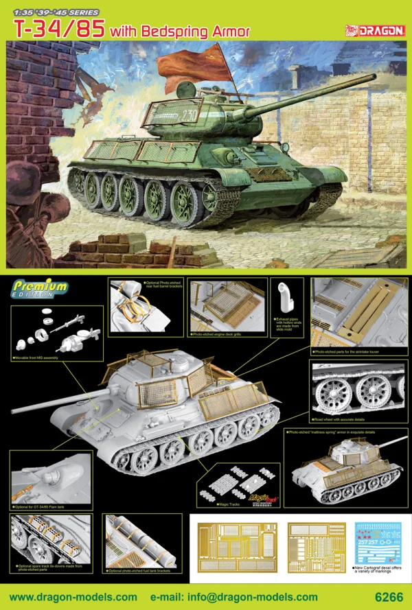 Dragon 1/35 T34/85 Utz Mod (Prem Edi) Ltd — image 2 of 2
