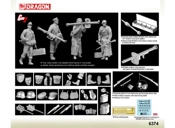 Dragon 1/35 Panzerschreck Teams 1944