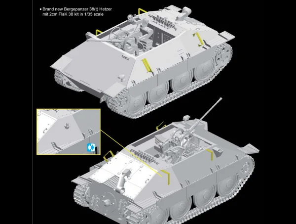 Dragon 1/35 Jagdpanzer 38 W 2Cm Flak 38 — image 6 of 12