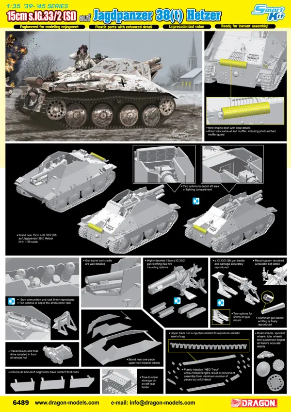 Dragon 15Cm S.Ig.33/2(Sf)Auf Jagdpanzer — image 7 of 10