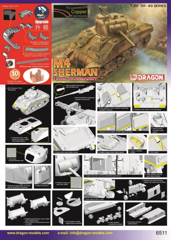 Dragon 1/35 M4 Sherman 75mm Norman Disc