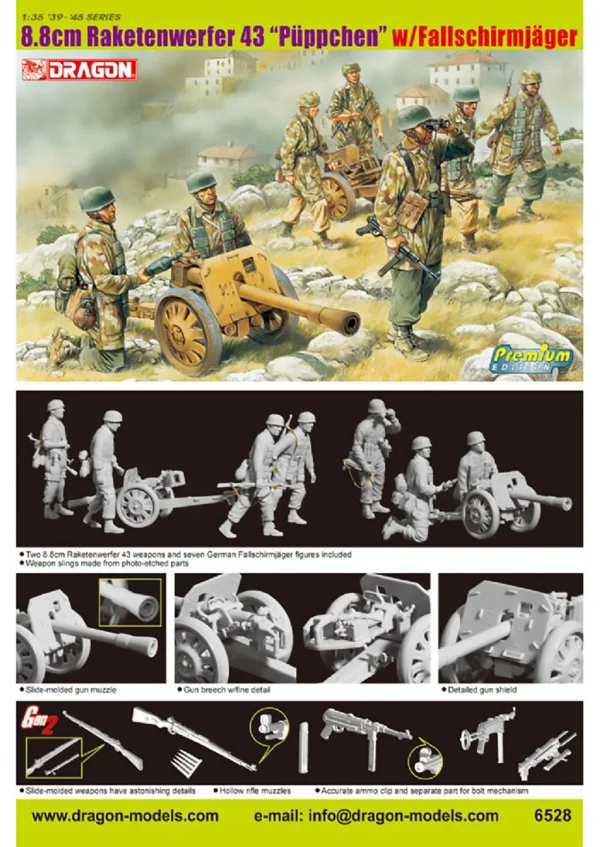 Dragon 1/35 8.8Cm Raketenwerfer 43