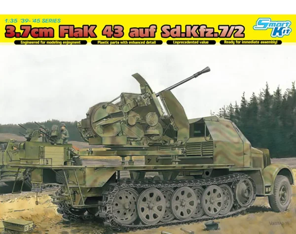 Dragon 1/35Sd.Kfz 7 W/3.7Cm Flak