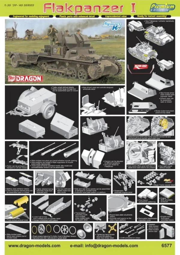 Dragon 1/35 Flakpanzer I *disc*