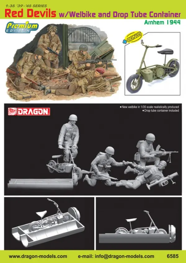 Dragon 1/35 Red Devil W/Welbike Discc — image 2 of 2