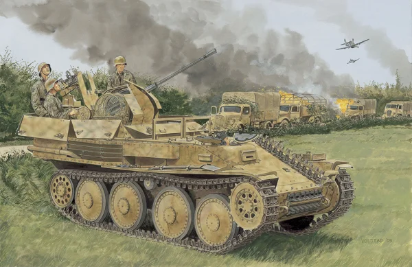Dragon 1/35 Flak 38(T)Ausf M Late Discc